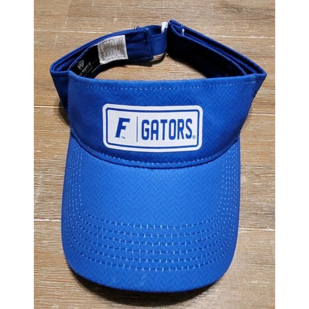 Florida Gators Top of the World Sunrise Adjustable Visor Royal Blue Golf Tennis